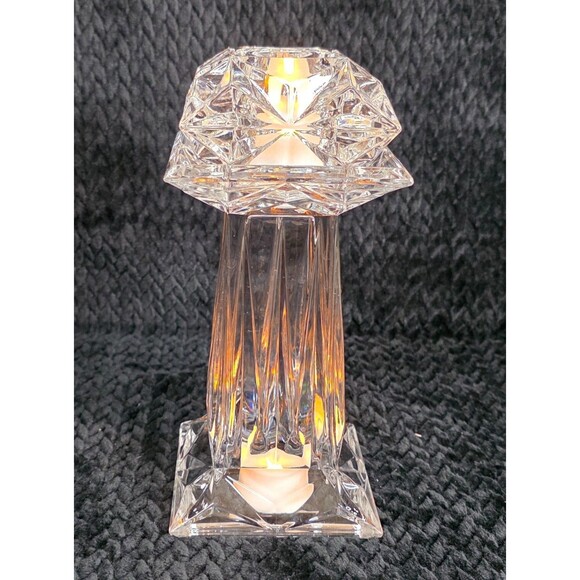 PartyLite Quad Prism Pedestal Candle Holder with Tealight Insert – Early 2000s - Picture 2 of 14